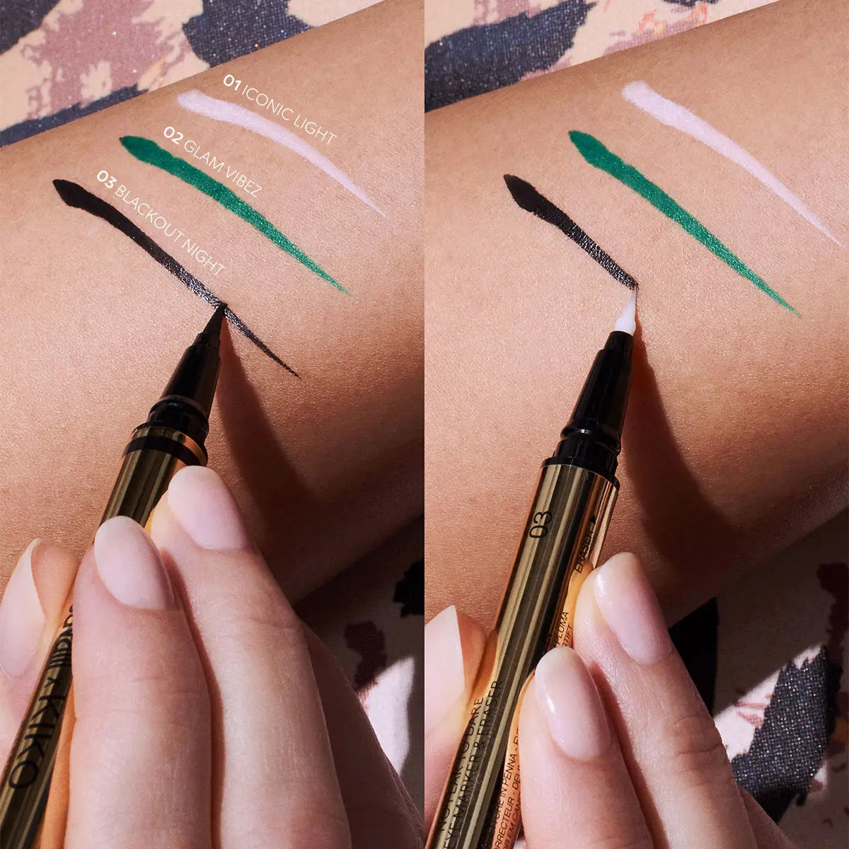 Just Cavalli X Kiko Milano No Fear To Dare Eyemarker & Eraser 01