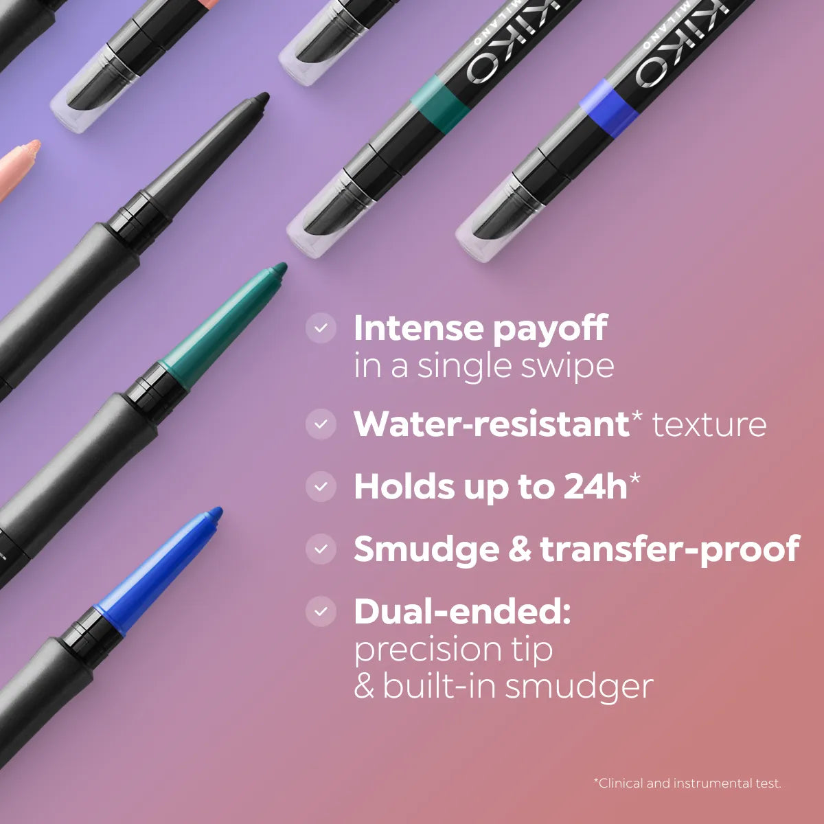 Unlimited Precision Automatic Eyeliner & Khol 01