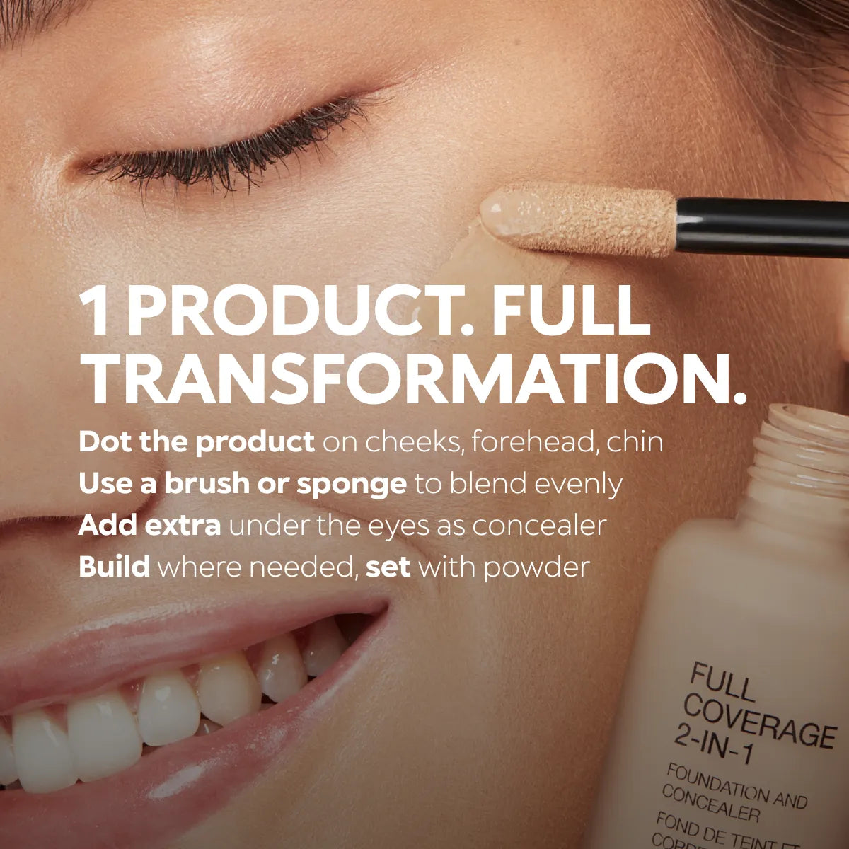 Full Coverage 2-In-1 Foundation & Concealer 46 - NG50