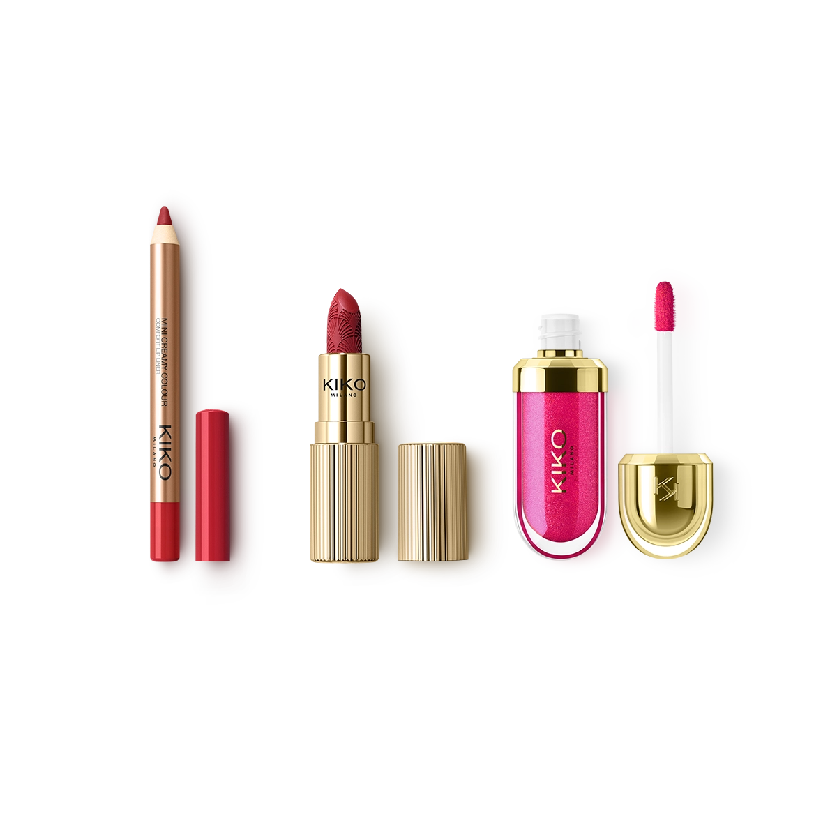 Twist 'N Twinkle Holiday Mini Kiss Squad Lips Gift Set 02