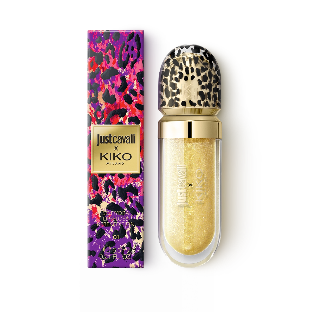 Just Cavalli X Kiko Milano 3D Hydra Lip Gloss Rebel Edition 01