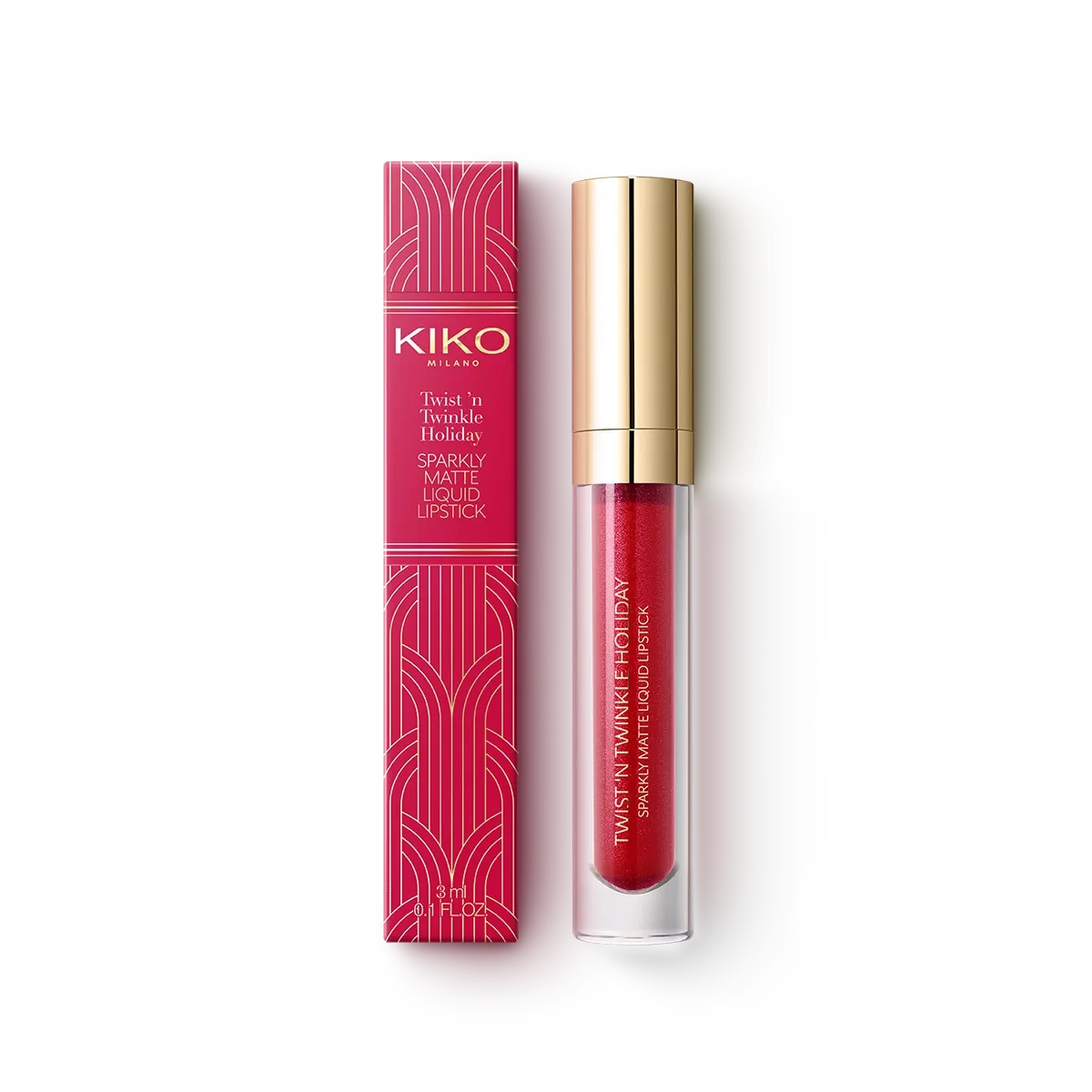 Twist 'N Twinkle Holiday Sparkling Matte Liquid Lipstick 01
