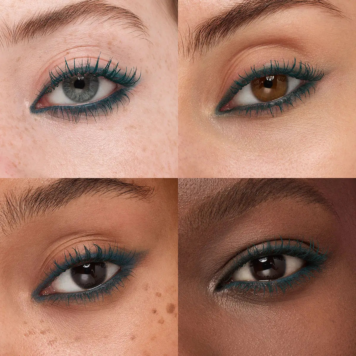 Volumising Mascaras - Maxi Mod Colour Mascara - 04 Metallic Green