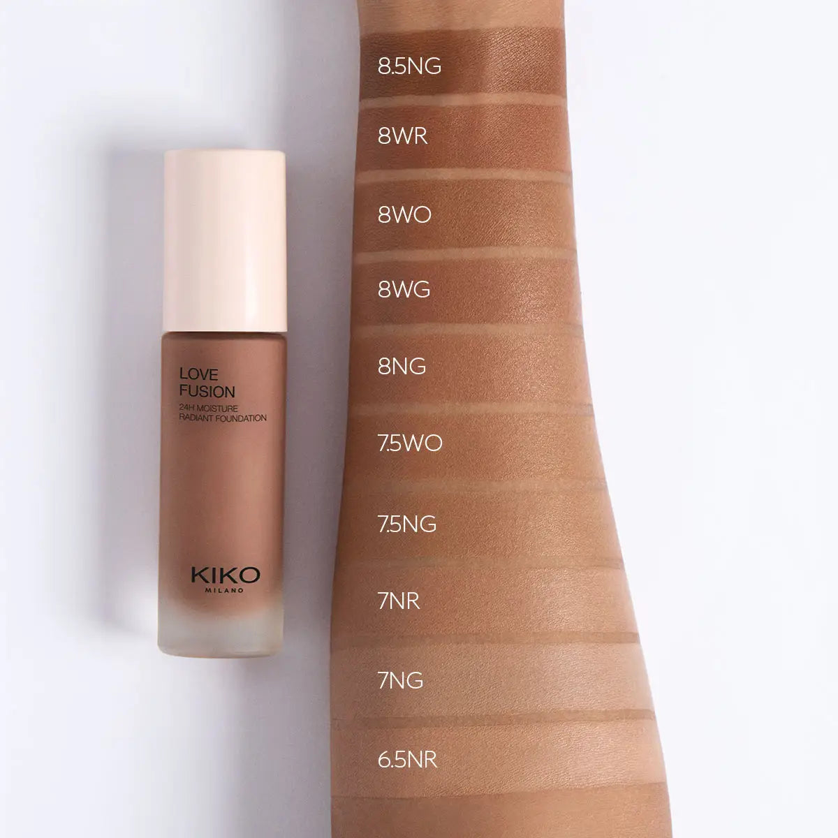 Foundations | Love Fusion 24H Moisture Radiant Foundation | KIKO