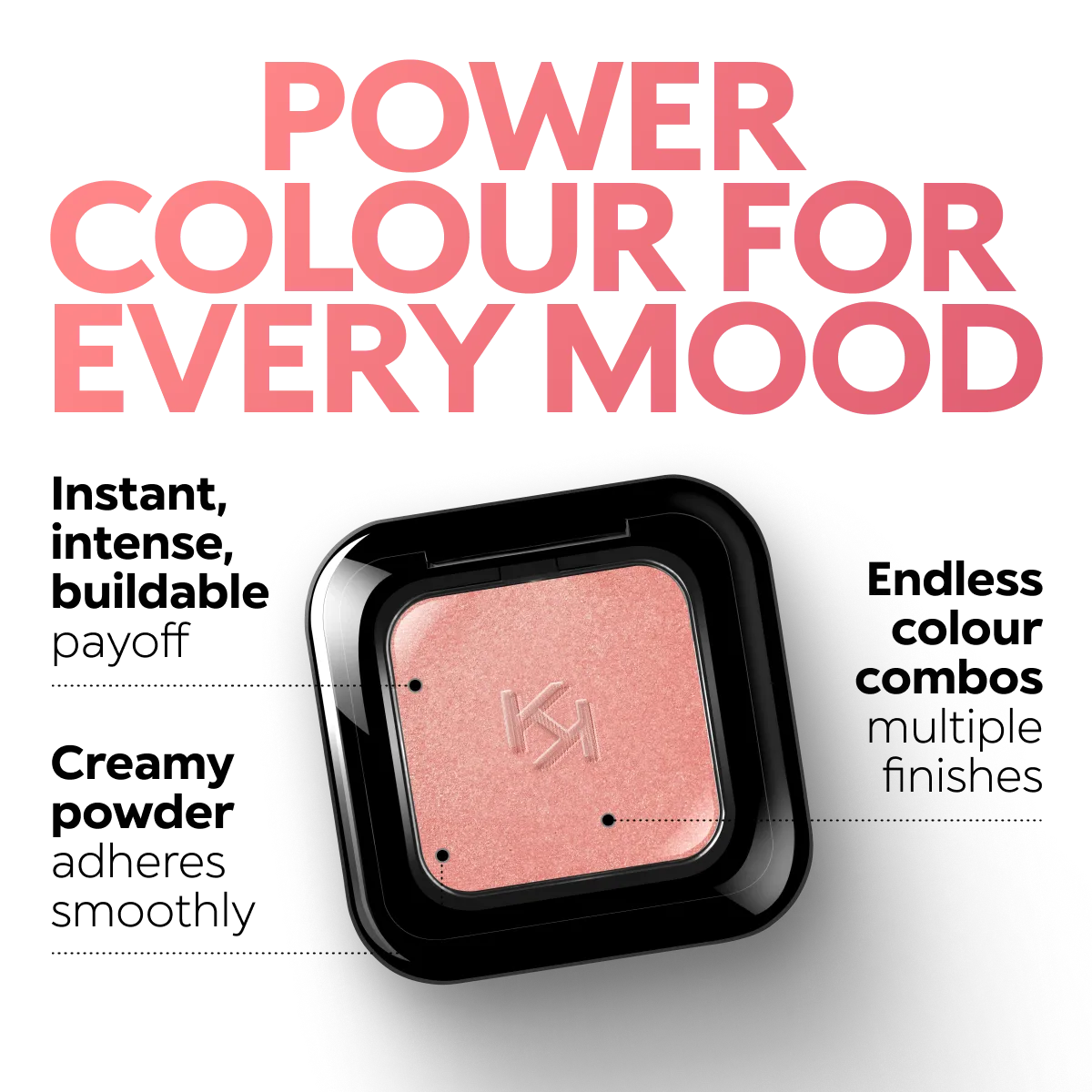 Eyeshadows - High Pigment Eyeshadow - 46 Metallic Sky Blue | KIKO