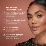 Full Coverage 2-In-1 Foundation & Concealer 39 - N10