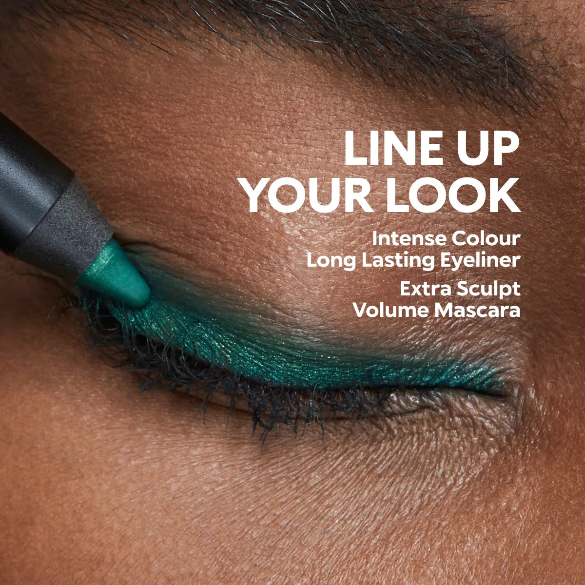 Eyeliners - Intense Colour Long Lasting Eyeliner - 06 Mat Ebony | KIKO