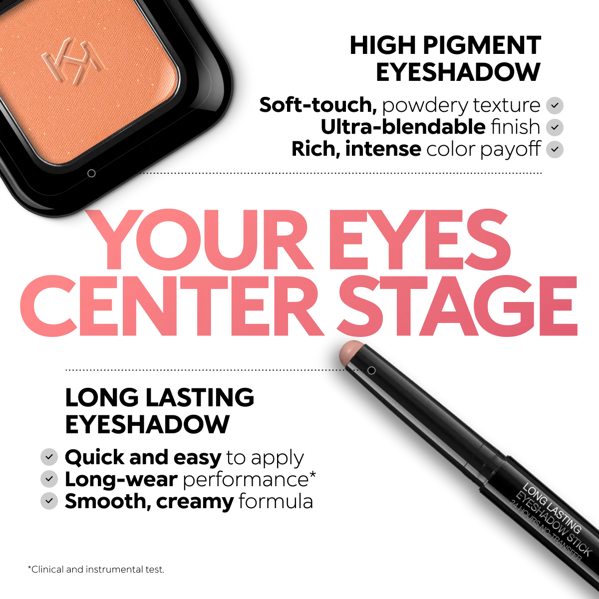 Eyeshadows - High Pigment Eyeshadow - 63 Intense Pink | KIKO