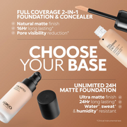 Full Coverage 2-In-1 Foundation & Concealer 46 - NG50