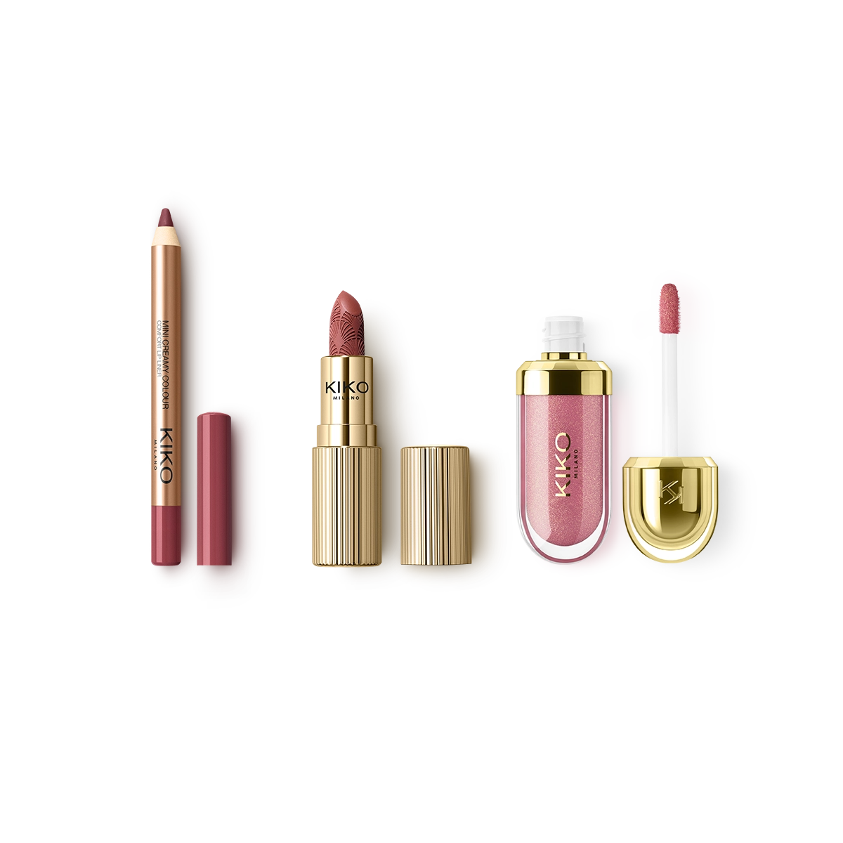 Twist 'N Twinkle Holiday Mini Kiss Squad Lips Gift Set 01