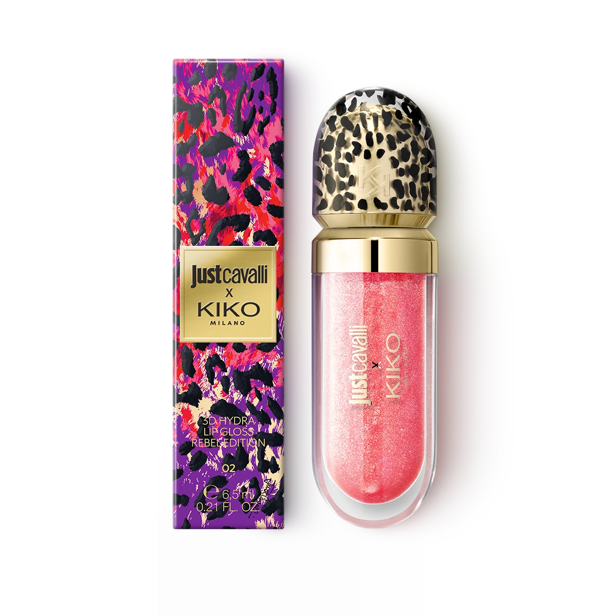 Just Cavalli X Kiko Milano 3D Hydra Lip Gloss Rebel Edition 02