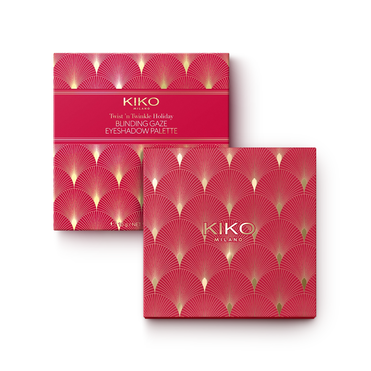 その他 kiko Twist 'N Twinkle Holiday Blinding Gaze Eyeshadow Palette
