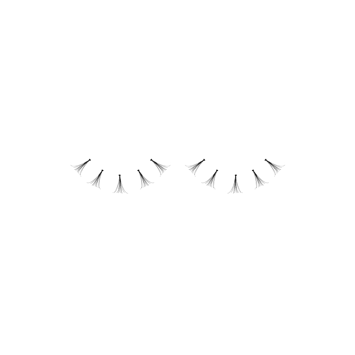False Eyelashes - Clusters
